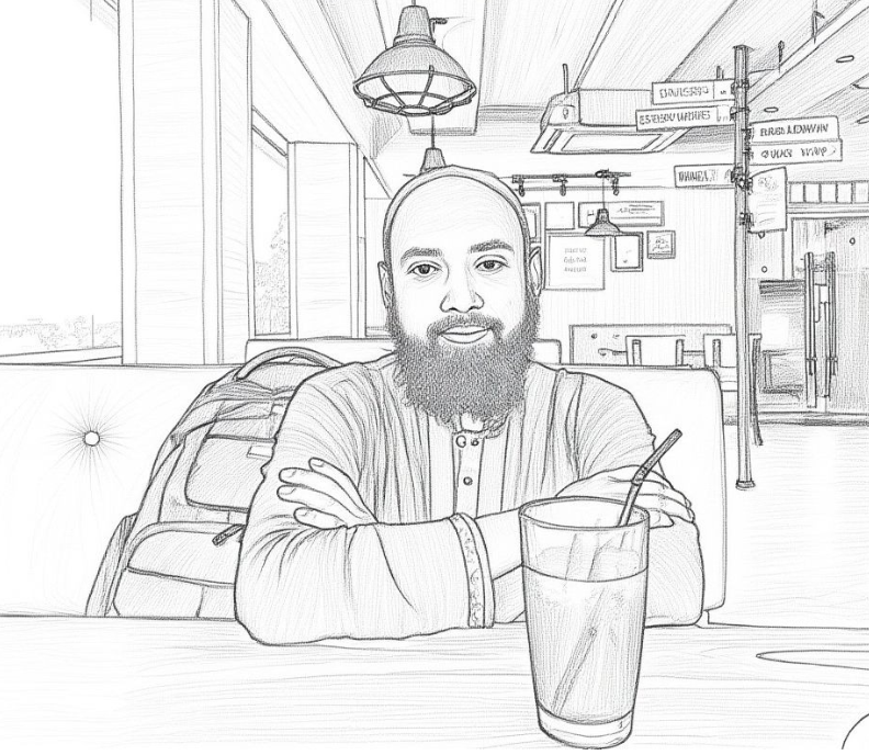 Sketch of Md. Taminur Rahman